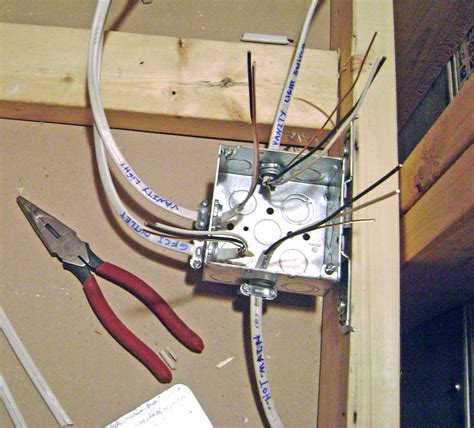 can you put electrical junction box in basement|how to install junction box above ceiling.